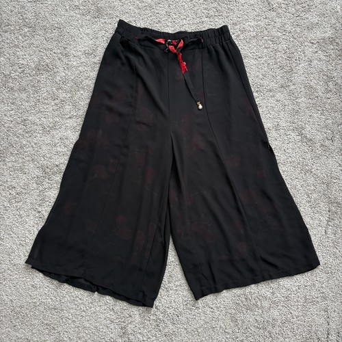 Black floral layered - black,
