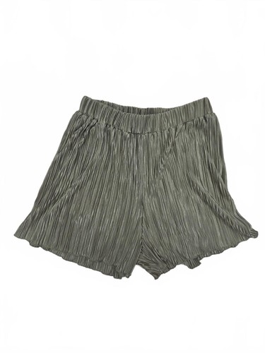 Olive green plisse pleated - green,