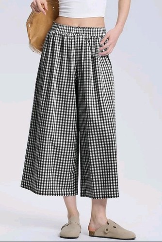 Lomon black white gingham - black,